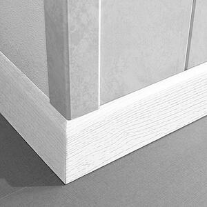 LOGOCLIC Zaključna letev K 58 Edelweiß Pore (260 cm x 10 mm x 58 mm, MDF)
