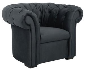 CHESTERFIELD FOTELJ, antracit tekstil