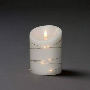 Konstsmide LED božične sveče (Ø x V: 10 x 14 cm, Barva svetlobe: Toplo bela, 15 kos)