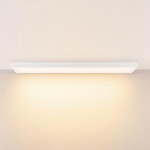 Deko-Light LED plošča PRO OFFICE SANO, 123 x 33 cm, zatemnjena, bela kovinska CCT, zatemnjen, Bela, Študija / pisarna, Aluminij