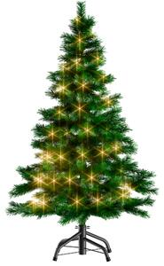 Umetno božično drevo RUDOLPH s lučkami, 150cm, zeleno Casaria