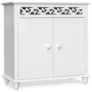 Komoda JERSEY, 76x65x35cm, bela Casaria