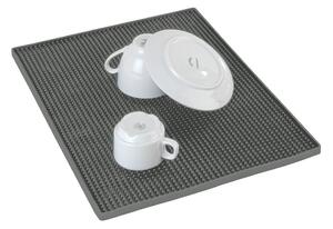 Siva gumijasta odcejalna podloga 40x30 cm Maxi – Wenko