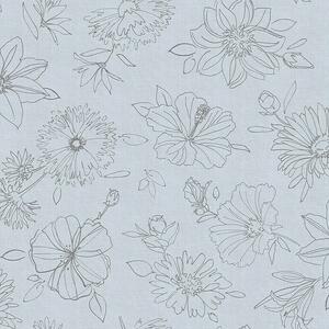 D-c-fix Manhattan Namizni prt Palmas (Sive barve, Do x Š: 140 x 110 cm, Oglate oblike)