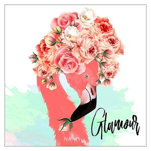 ProArt Slika na platnu (Glamour Flamingo, Š x V: 40 x 40 cm)