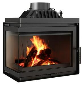 Kratki Vložek za kaminsko peč Simple (Moč: 8 kW, Smer odpiranja: Levo, Črna)