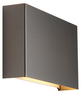 Moderna stenska svetilka gunmetal 2-luči - Otan