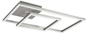 Reality Leuchten LED stropna svetilka Padella (25 W, Do x Š x V: 37 x 63,5 x 7,5 cm, Srebrna, Nevtralno bela)
