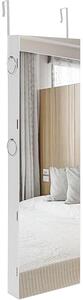Omarica za nakit z ogledalom 37 x 10 x 108 cm | VASAGLE