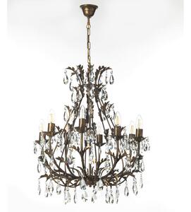 KRISTALNA VISEČA SVETILKA 55/100 cm E14