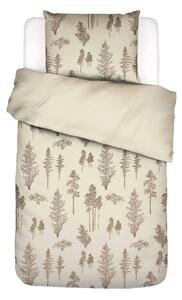 POSTELJNINA CECILE 135/200 cm saten krem barve
