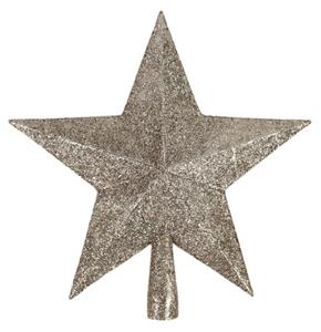 Konica za božično drevo zvezda GLIMORA 22 cm, zlata