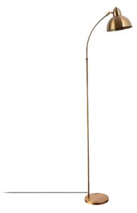 Medeninasta stoječa svetilka s kovinskim senčilom (višina 162 cm) Marzeo – Opviq lights
