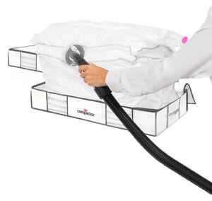 Vakuumske tekstilne in plastične škatle za pod posteljo v kompletu 2 ks 105x45x15,5 cm Life – Compactor