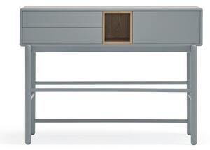 Modra/siva stranska mizica 35x120 cm Corvo – Teulat