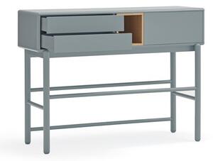 Modra/siva stranska mizica 35x120 cm Corvo – Teulat