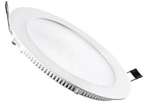 6W vgradni LED panel 4000K okrogli beli