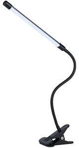 USB 20 LED gibljiva namizna svetilka črna 63cm črna