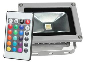 Zunanji LED RGB reflektor + daljinski upravljalnik 10W IP65