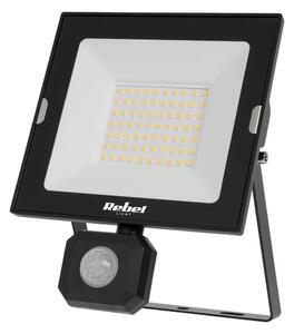 50W zunanji LED reflektor črn 4000K IP44 s senzorjem gibanja - 1463416
