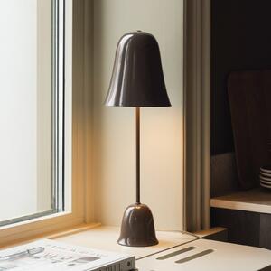 Globen Lighting Namizna svetilka Blåklockan, mokka rjava, višina 56 cm, Rjava / rjasta, Dnevna soba / jedilnica, Kovina, Skandinavski