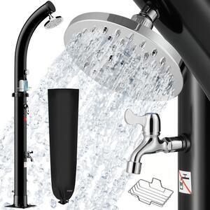 Sončna vrtna prha BOW, 20 l, črna Monzana