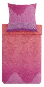 POSTELJNINA 140/200 cm saten pink