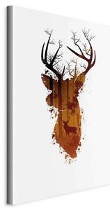 Artgeist Slika Na Platnu Deer In The Morning