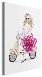 Artgeist Slika Na Platnu Girl On A Scooter