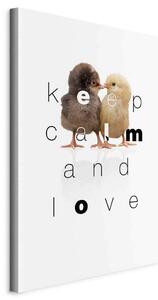 Artgeist Slika Na Platnu Keep Calm And Love