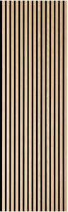 AKUSTIČNI PANEL Eiche natur Premium, 3-seitig furniert 56/240/1,6 cm