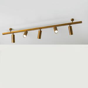 Cremasco Stropna svetilka 7534, patinirano medenino, 5-žarčkov, GU10, zatemnjen, Bronasta / starinska medenina, Dnevna soba / jedilnica, Medenina, Sodobni