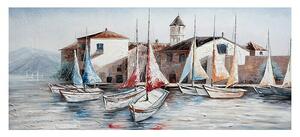 Bubola & Naibo Ročno izdelana slika Jadrnice (Š x V: 150 x 65 cm)