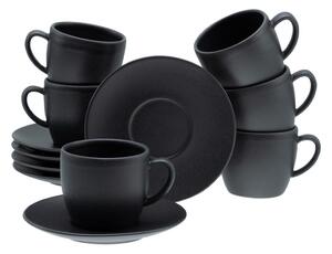 Creatable Kavni Servis Soft Touch Black, 12-Delni