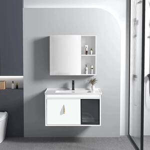 Komplet kopalniškega pohištva z umivalnikom Paris 60cm White
