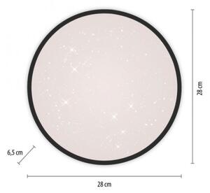 JUST LIGHT. 14293-18 - LED Zatemnitvena stropna svetilka KYLE LED/10W/230V črna