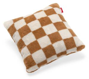 Fatboy - Square Pillow Blazina Teddy Chess Almond Kremasta Fatboy®