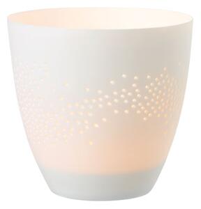 Beli porcelanasti svečnik SNOWLIGHTS
