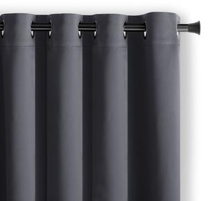 Temno siva zavesa za delno zatemnitev 140x175 cm Kierra – Restilo