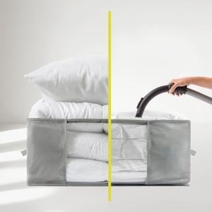 Vakuumska plastična škatla za shranjevanje oblačil 60x45x25 cm – Homéa