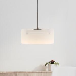 Paul Neuhaus LED-visoka svetilka MARIKA, bež/bela, Ø 20 cm, steklo, z možnostjo zatemnitve, zatemnjen, Bež, Dnevna soba / jedilnica, Steklo, Sodobni