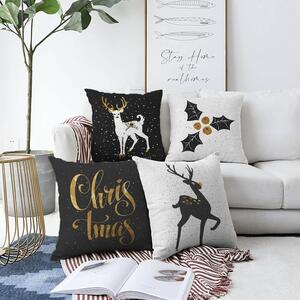 Komplet 4 prevlek za vzglavnik Minimalist Cushion Covers Christmas, 55 x 55 cm