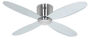 CasaFan Pametni stropni ventilator ECO PLANO II, premer 112 cm, srebrna barva, DC, Kovinska, Dnevna soba / jedilnica, Plastika, Sodobni