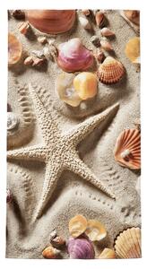 Hitrosušeča plažna brisača OCEAN SAND barvna 70 x 140 cm, 100% mikrotkanina