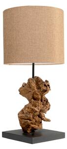 KARE Kare namizna svetilka Nature Flame, plavajoče leseno, 56 cm, E27, Les, Dnevna soba / jedilnica, Les, Dizajn