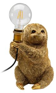KARE Namizna svetilka Kare Animal Sloth, zlata, višina 30 cm, E27, Zlata / medeninasta, Dnevna soba / jedilnica, Plastika, Dizajn