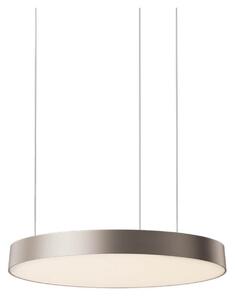 LOOM DESIGN LED-visoka svetilka Avela, siva, aluminij, Ø 36 cm, zatemnjen, Bež, Dnevna soba / jedilnica, Aluminij, Sodobni