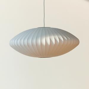 HAY viseča svetilka Nelson Saucer Bubble S, Ø 44,5 cm, bela, zatemnjen, Bela, Dnevna soba / jedilnica, Plastika, Dizajn