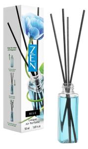 Aromatični difuzor z vonjnimi palčkami ZEN BLUE 50 ml