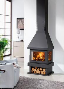 Panadero Kaminska peč Canada (8 kW, Zmogljivost ogrevanja prostora: 180 m³, Material obloge: Jeklo)